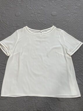 J. Crew White blouse M